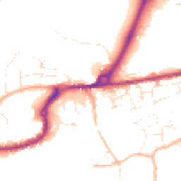 Daytime road noise heatmap for TR15 3AT