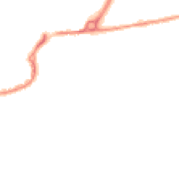 Night-time road noise heatmap for TR15 3BA