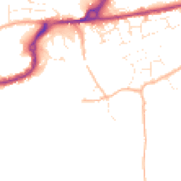 Daytime road noise heatmap for TR15 3BD
