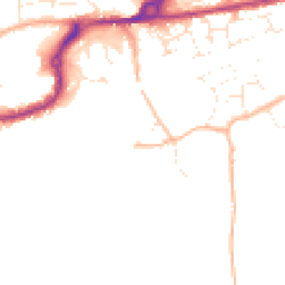 Daytime road noise heatmap for TR15 3BJ
