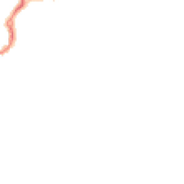 Night-time road noise heatmap for TR15 3BP
