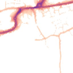 Daytime road noise heatmap for TR15 3BQ
