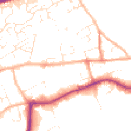 Daytime road noise heatmap for TR15 3EF