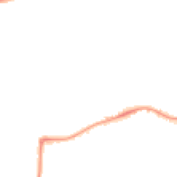 Night-time road noise heatmap for TR15 3EF