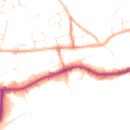 Daytime road noise heatmap for TR15 3EG
