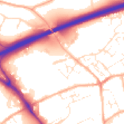 Daytime road noise heatmap for TR15 3FH