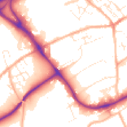 Daytime road noise heatmap for TR15 3FR