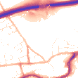Daytime road noise heatmap for TR15 3FW