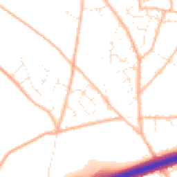 Daytime road noise heatmap for TR15 3GA