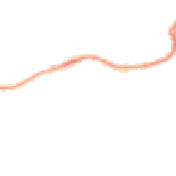 Night-time road noise heatmap for TR15 3GU