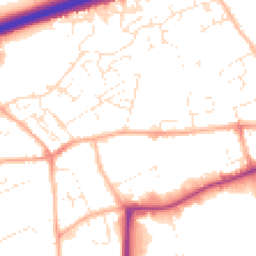 Daytime road noise heatmap for TR15 3NQ