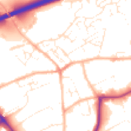 Daytime road noise heatmap for TR15 3PE
