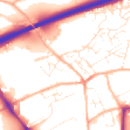Daytime road noise heatmap for TR15 3PT