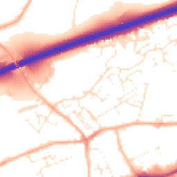 Daytime road noise heatmap for TR15 3QB