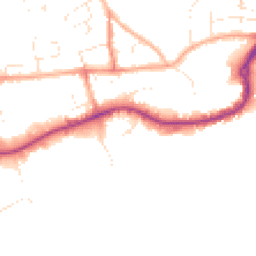 Daytime road noise heatmap for TR15 3RR