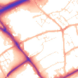 Daytime road noise heatmap for TR15 3SL
