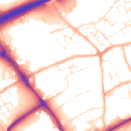 Daytime road noise heatmap for TR15 3SN