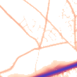 Daytime road noise heatmap for TR15 3XL