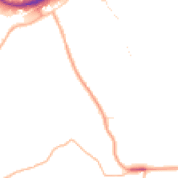 Daytime road noise heatmap for TR15 3YQ