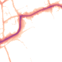 Daytime road noise heatmap for TR15 3YT