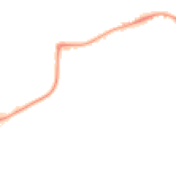 Night-time road noise heatmap for TR15 3YT