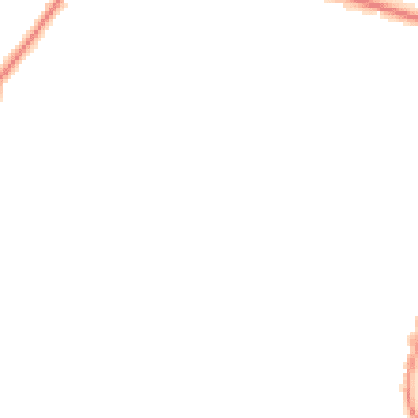 Night-time road noise heatmap for TR18 2AJ