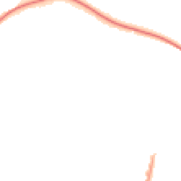 Night-time road noise heatmap for TR18 2AP