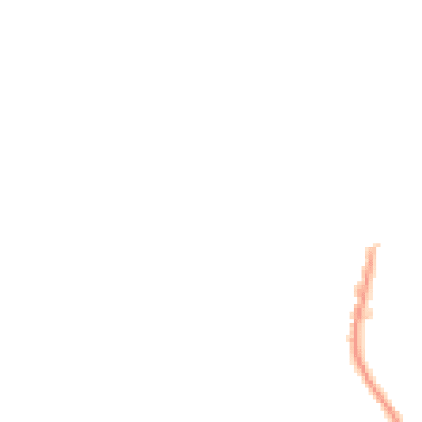 Night-time road noise heatmap for TR18 2AQ