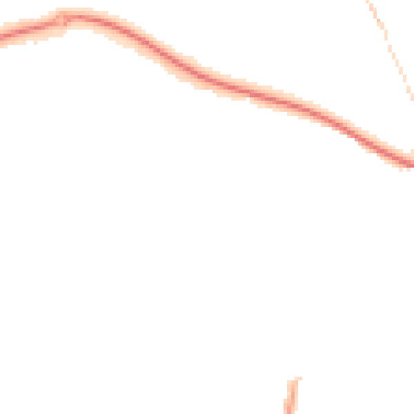 Night-time road noise heatmap for TR18 2AU