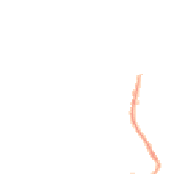 Night-time road noise heatmap for TR18 2BJ