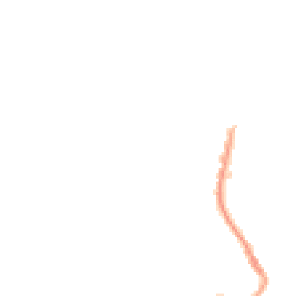 Night-time road noise heatmap for TR18 2BL