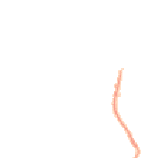 Night-time road noise heatmap for TR18 2BT
