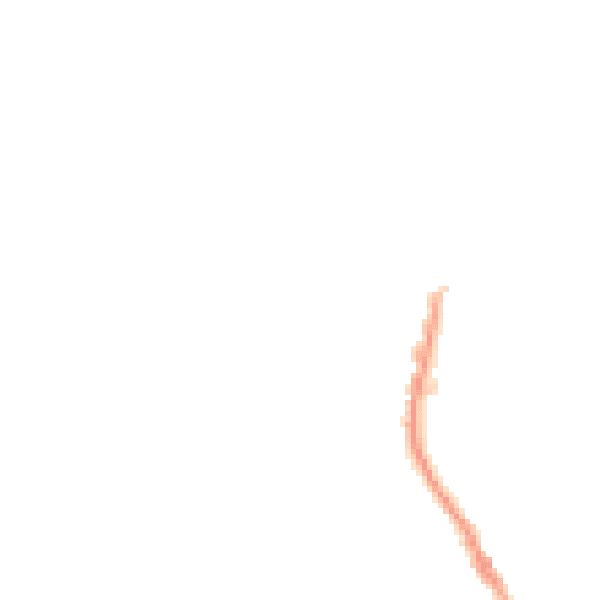 Night-time road noise heatmap for TR18 2BY