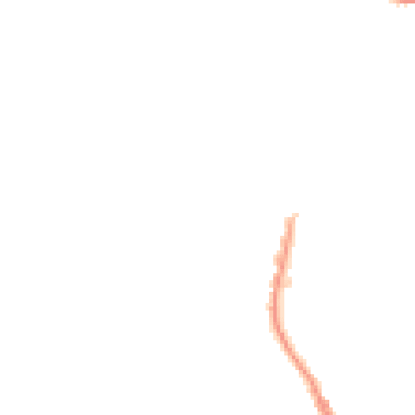 Night-time road noise heatmap for TR18 2DD