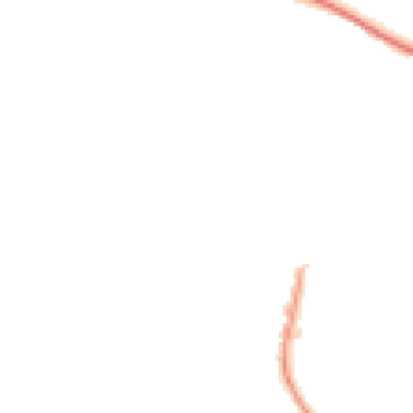 Night-time road noise heatmap for TR18 2DF
