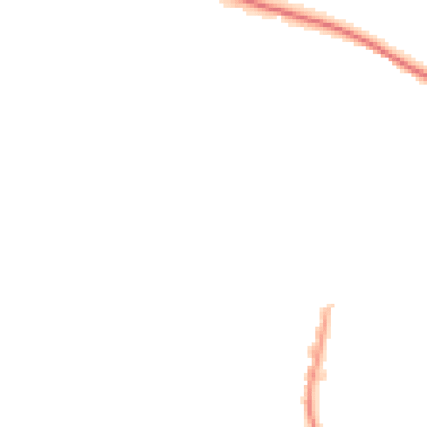 Night-time road noise heatmap for TR18 2DJ
