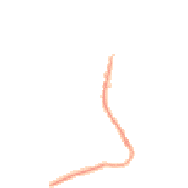 Night-time road noise heatmap for TR18 2GZ