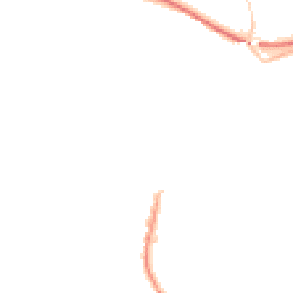Night-time road noise heatmap for TR18 2HG