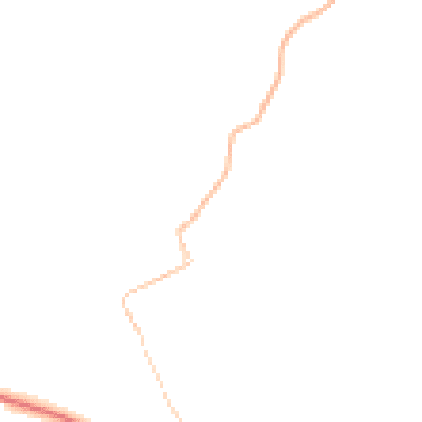 Night-time road noise heatmap for TR18 3BH