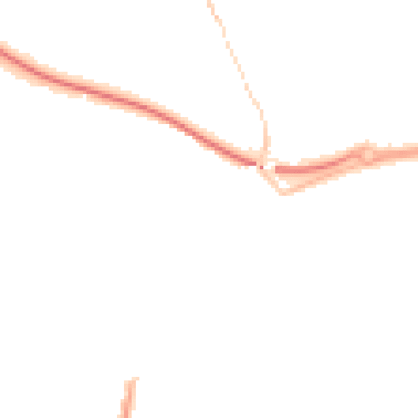 Night-time road noise heatmap for TR18 3LJ