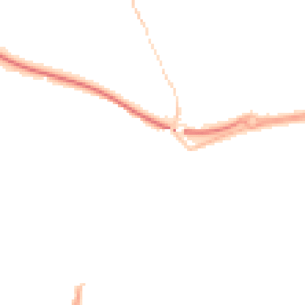 Night-time road noise heatmap for TR18 3LR