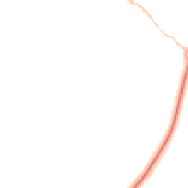 Night-time road noise heatmap for TR18 3QF