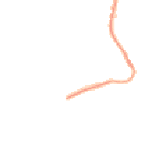 Night-time road noise heatmap for TR18 4DX