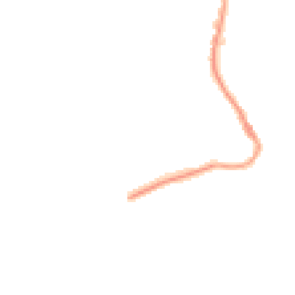 Night-time road noise heatmap for TR18 4DY