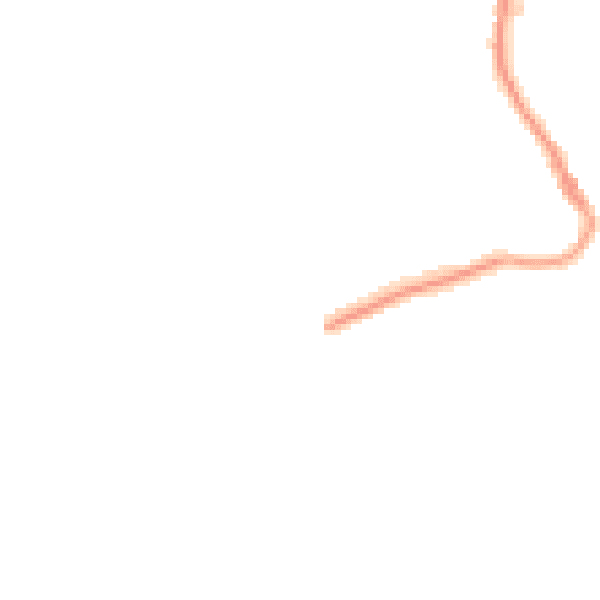 Night-time road noise heatmap for TR18 4HB