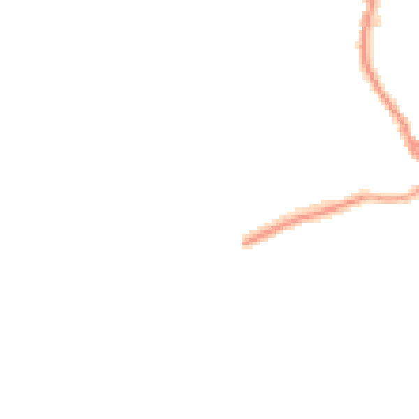 Night-time road noise heatmap for TR18 4HN