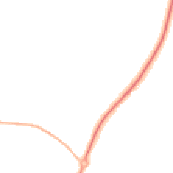 Night-time road noise heatmap for TR18 4LP