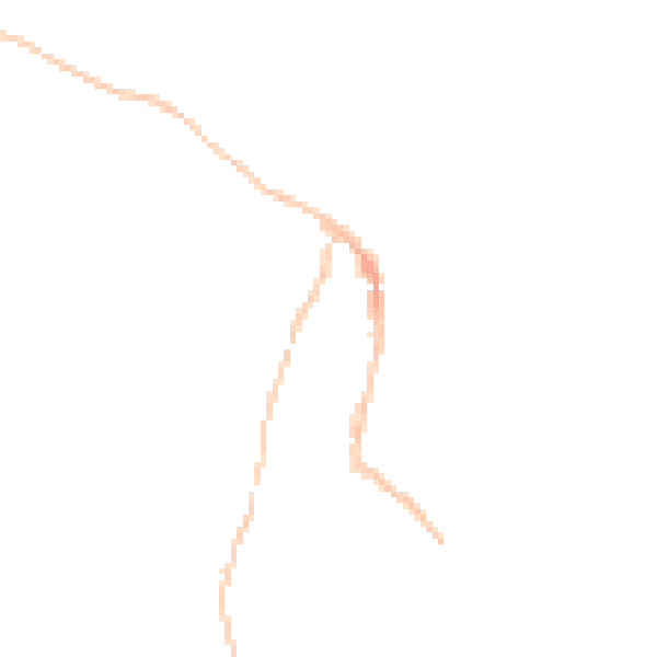 Night-time road noise heatmap for TR18 5BQ