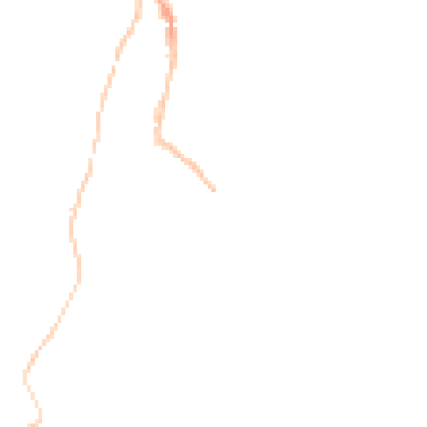 Night-time road noise heatmap for TR18 5ET
