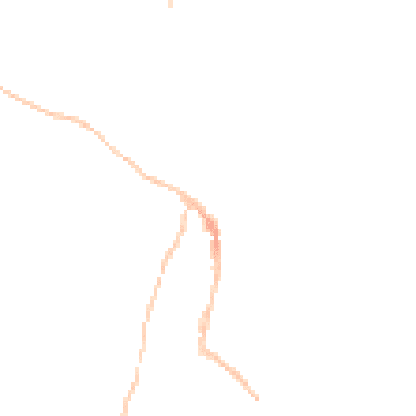 Night-time road noise heatmap for TR18 5GA